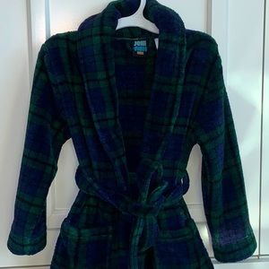 Plaid Jelli Fish Robe